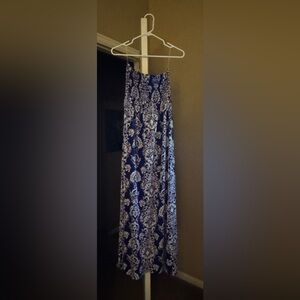 Boutique maxi dress, strapless. Size small